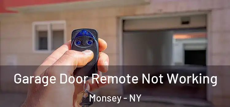  Garage Door Remote Not Working Monsey - NY